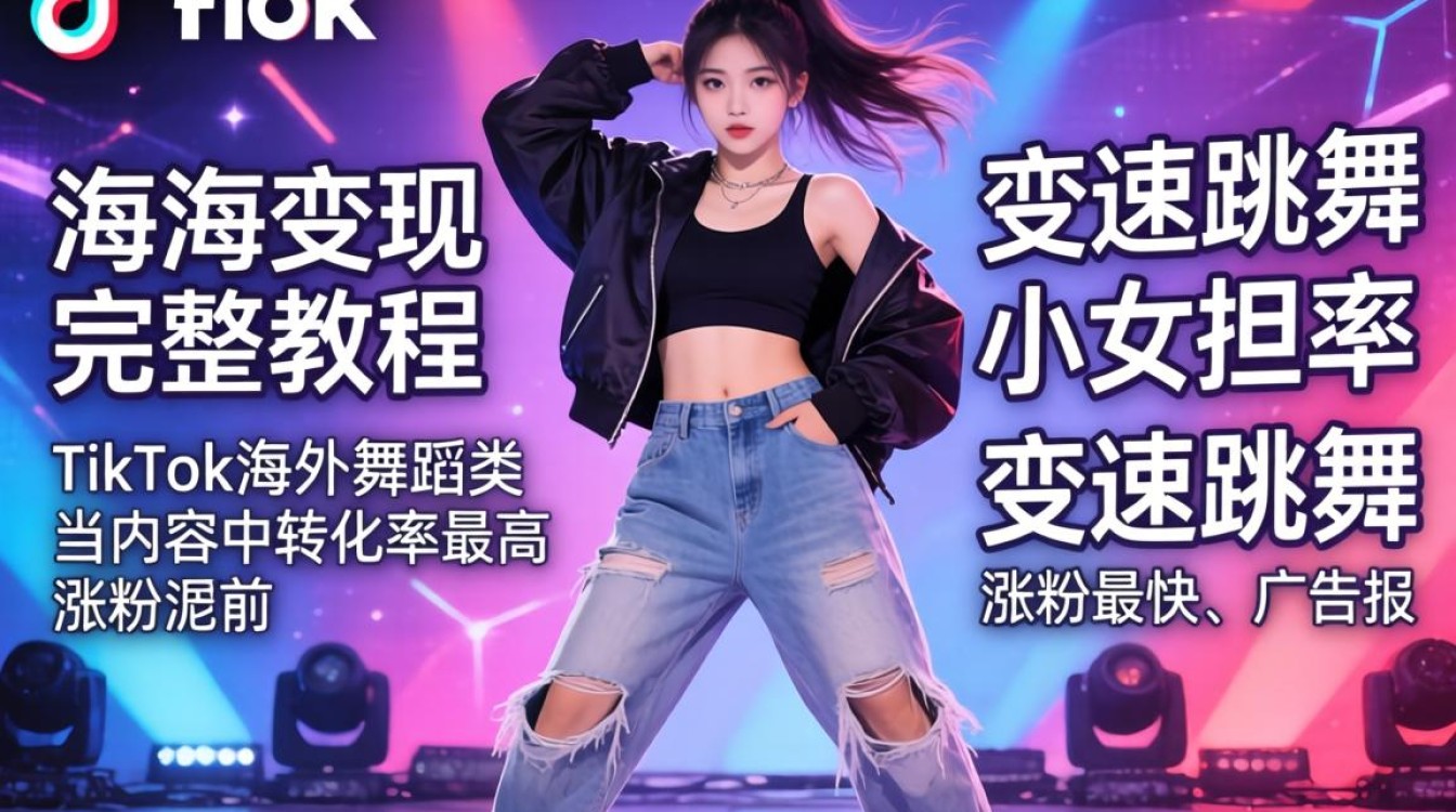 TikTok变速跳舞出海变现全流程教程
