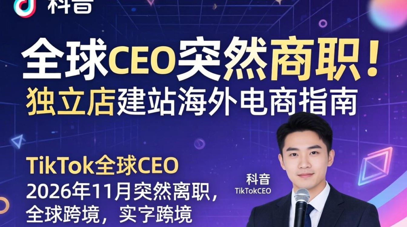 TikTok全球ceo为何突然离职