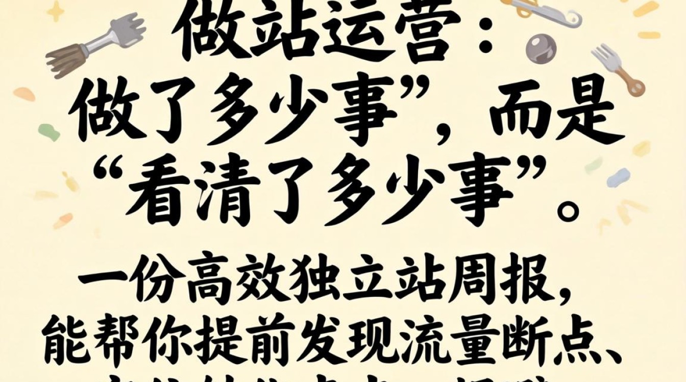 独立站运营周报模板免费下载