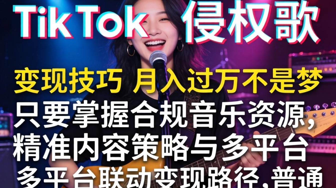 TikTok用哪些歌不侵权?TikTok不侵权歌曲变现技巧,月入过万真实可行 TikTok不侵权歌曲变现技巧