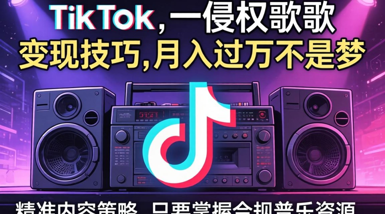 TikTok用哪些歌不侵权?TikTok不侵权歌曲变现技巧,月入过万真实可行 TikTok不侵权歌曲变现技巧