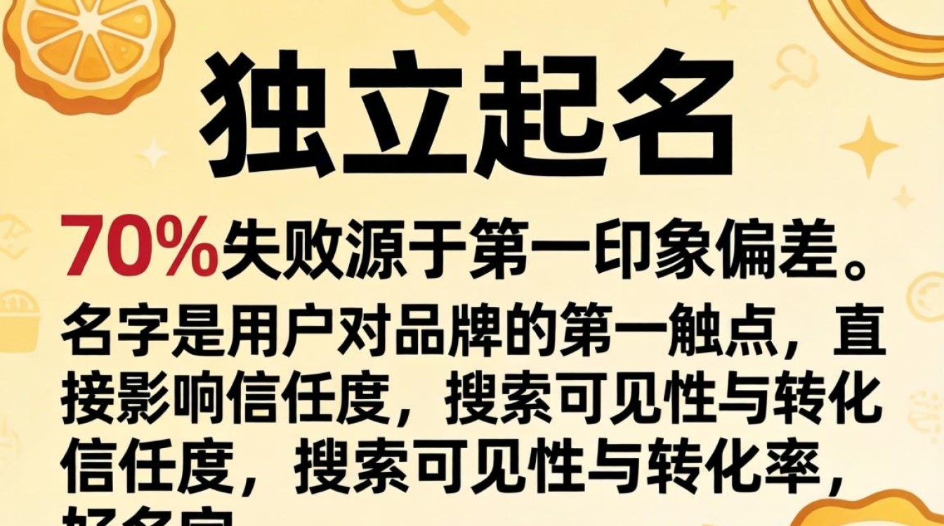 独立站起名技巧与命名指南