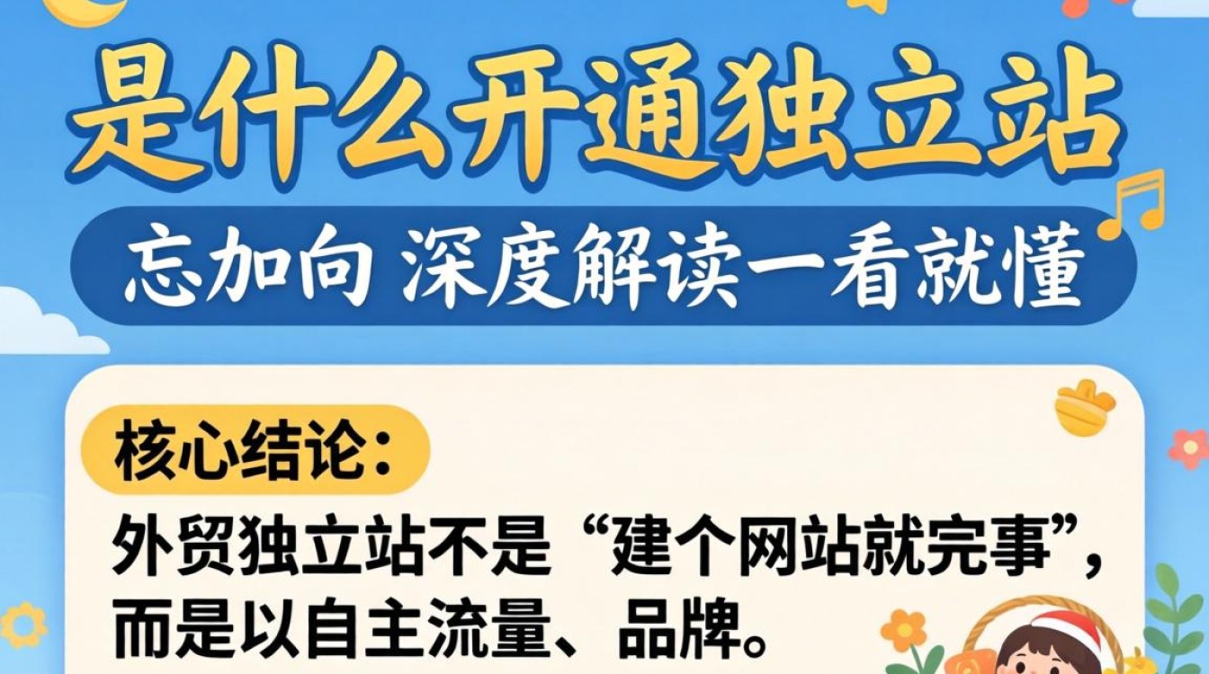 外贸建独立站流程与条件详解