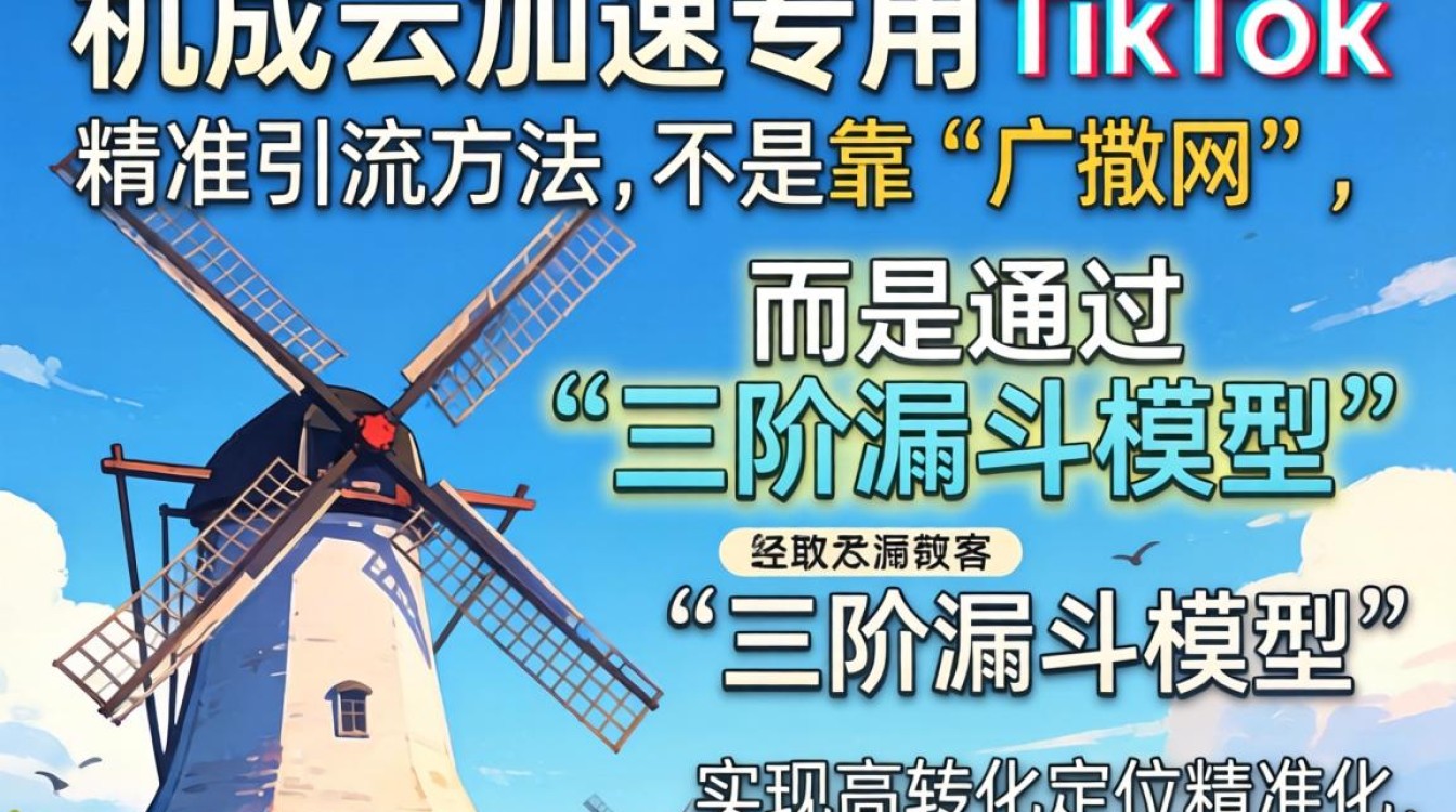 TikTok营销策略如何用风车云加速精准引流?风车云加速TikTok精准引流方法 TikTok营销策略如何用风车云加速精准引流