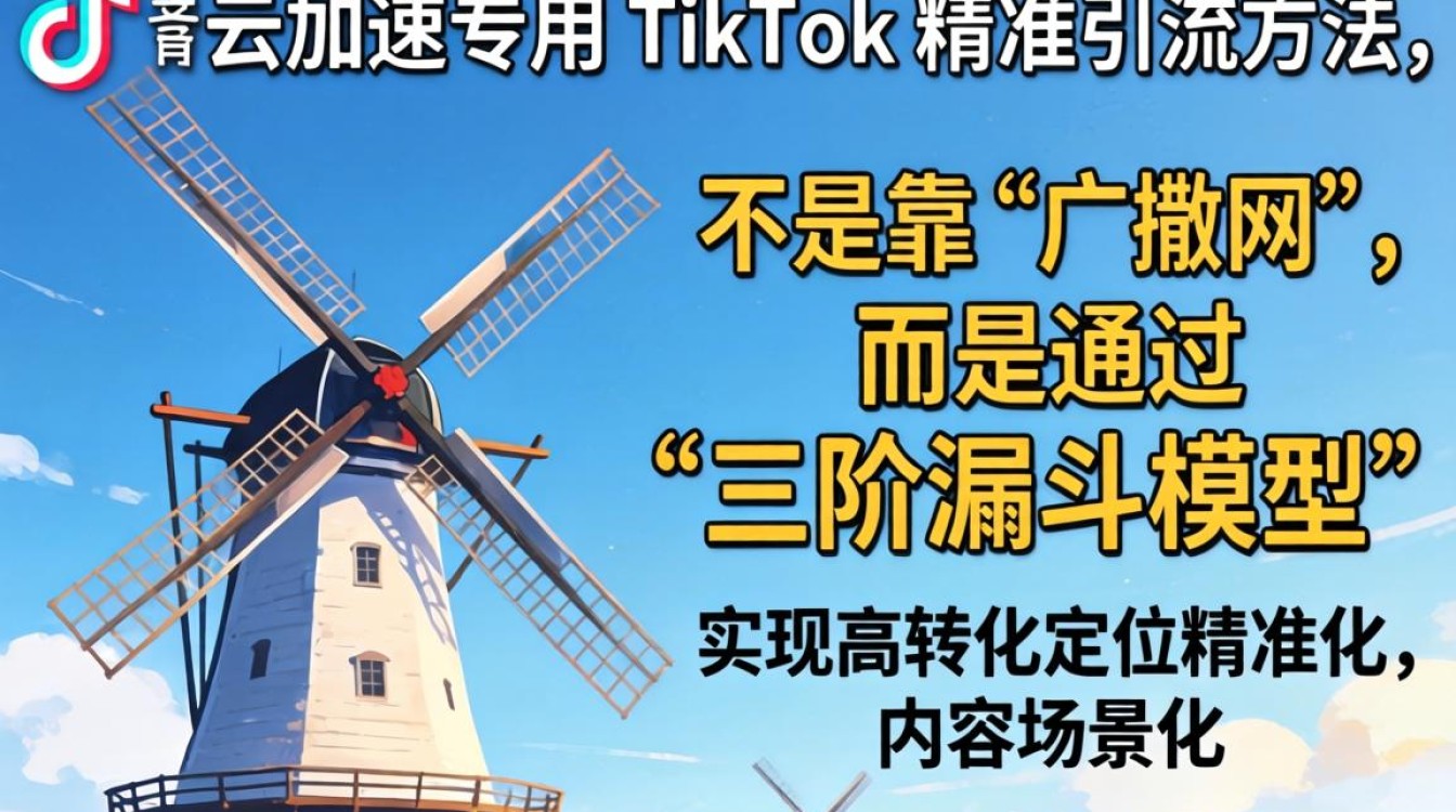 TikTok营销策略如何用风车云加速精准引流?风车云加速TikTok精准引流方法 TikTok营销策略如何用风车云加速精准引流