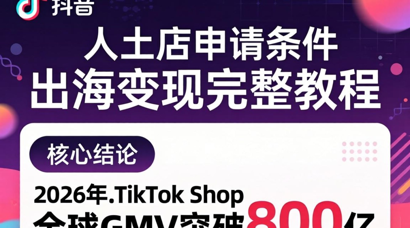 TikTok本土店申请条件及出海变现全流程详解