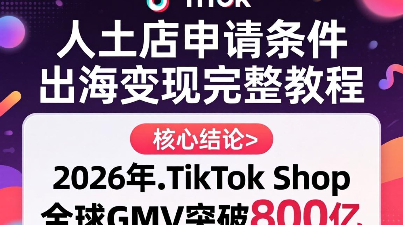 TikTok本土店申请条件及出海变现全流程详解