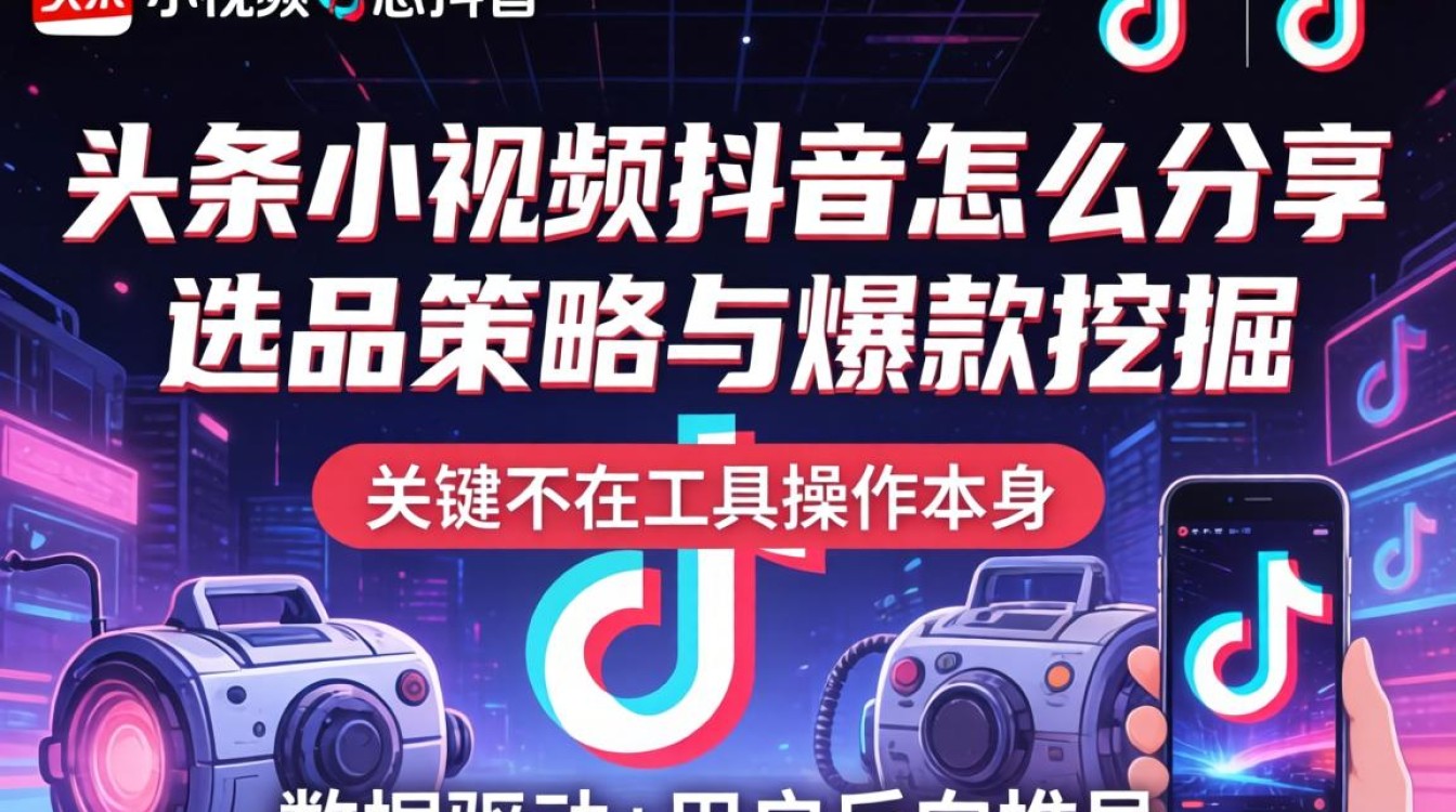 抖音头条小视频怎么分享?选品策略与爆款挖掘技巧 抖音头条小视频怎么分享