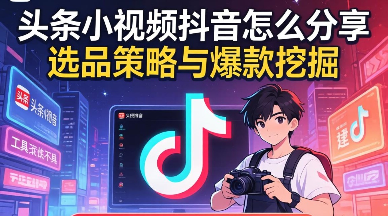 抖音头条小视频怎么分享?选品策略与爆款挖掘技巧 抖音头条小视频怎么分享