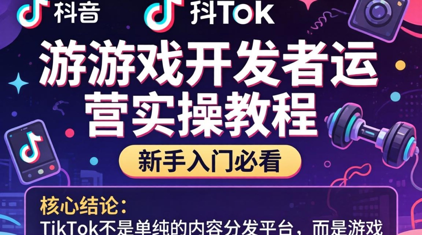 TikTok游戏开发者如何快速入门运营