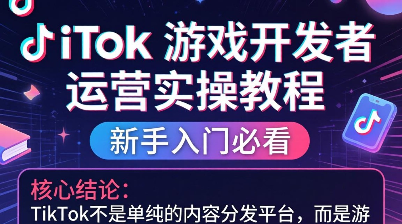 TikTok游戏开发者如何快速入门运营