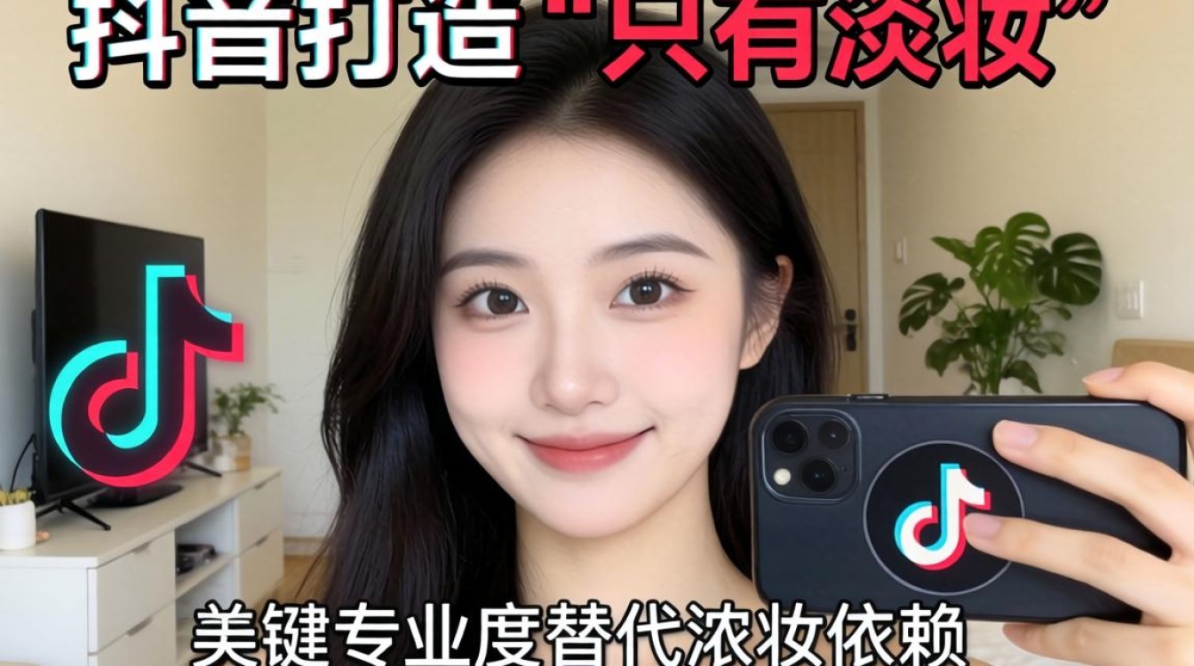 抖音只有淡妆怎么拍