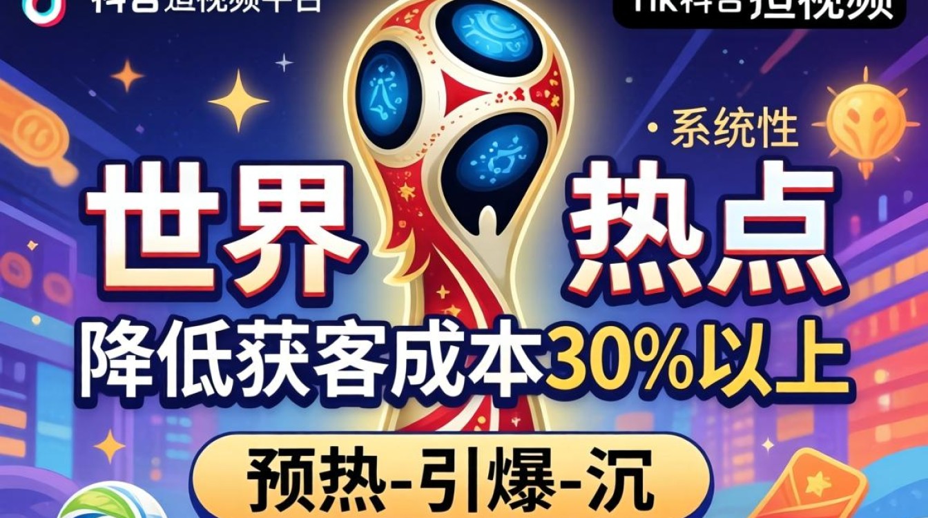 世界杯TikTok广告投放怎么做?如何用世界杯文案降低获客成本 世界杯TikTok广告投放怎么做
