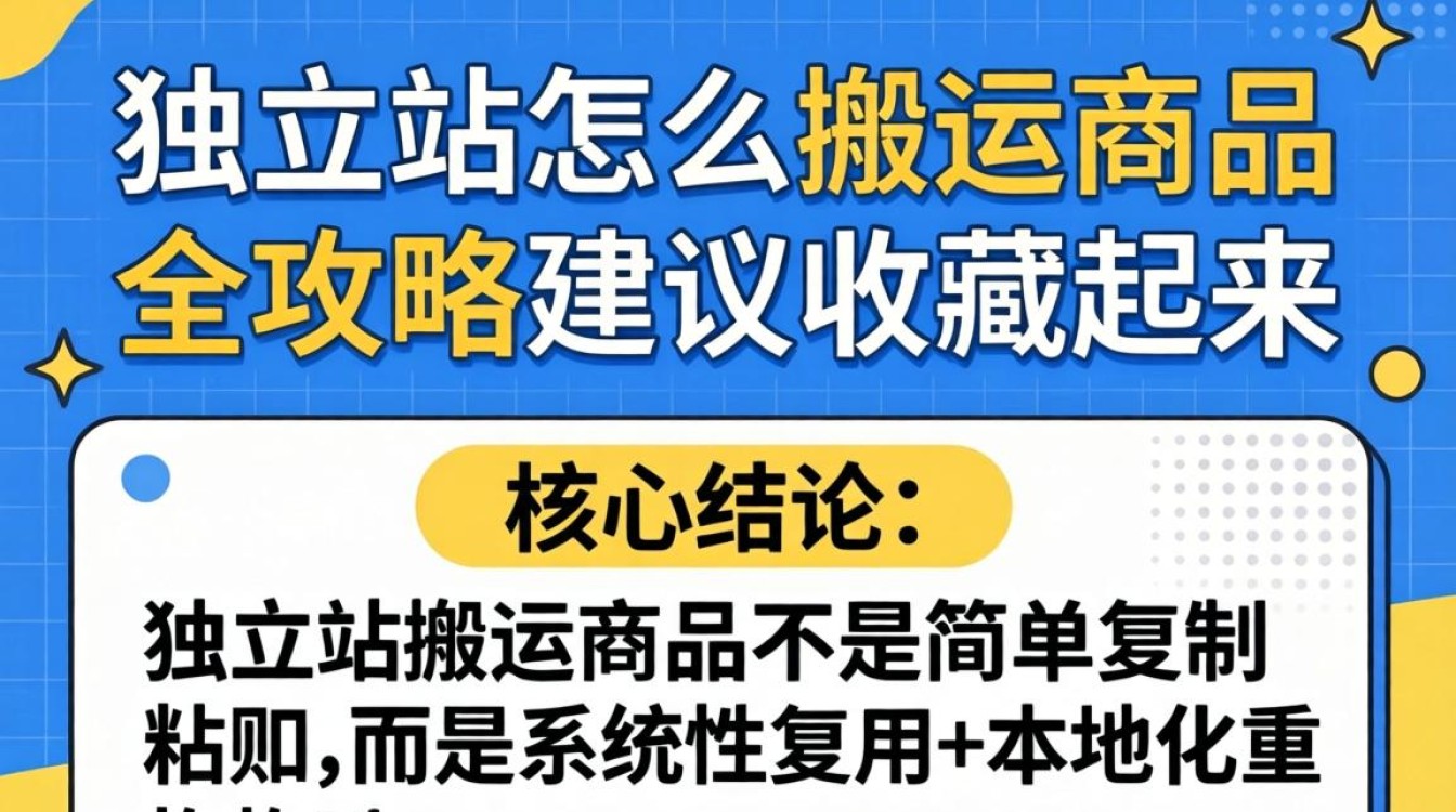 独立站怎么搬运商品?独立站商品搬运全流程攻略及实操建议 独立站商品搬运全流程攻略及实操建议