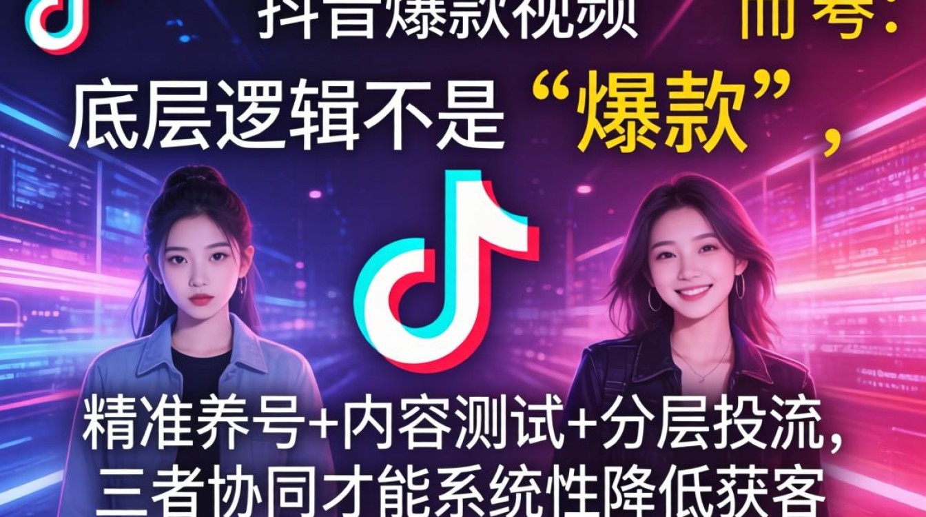 抖音养号降本获客成本广告投放技巧