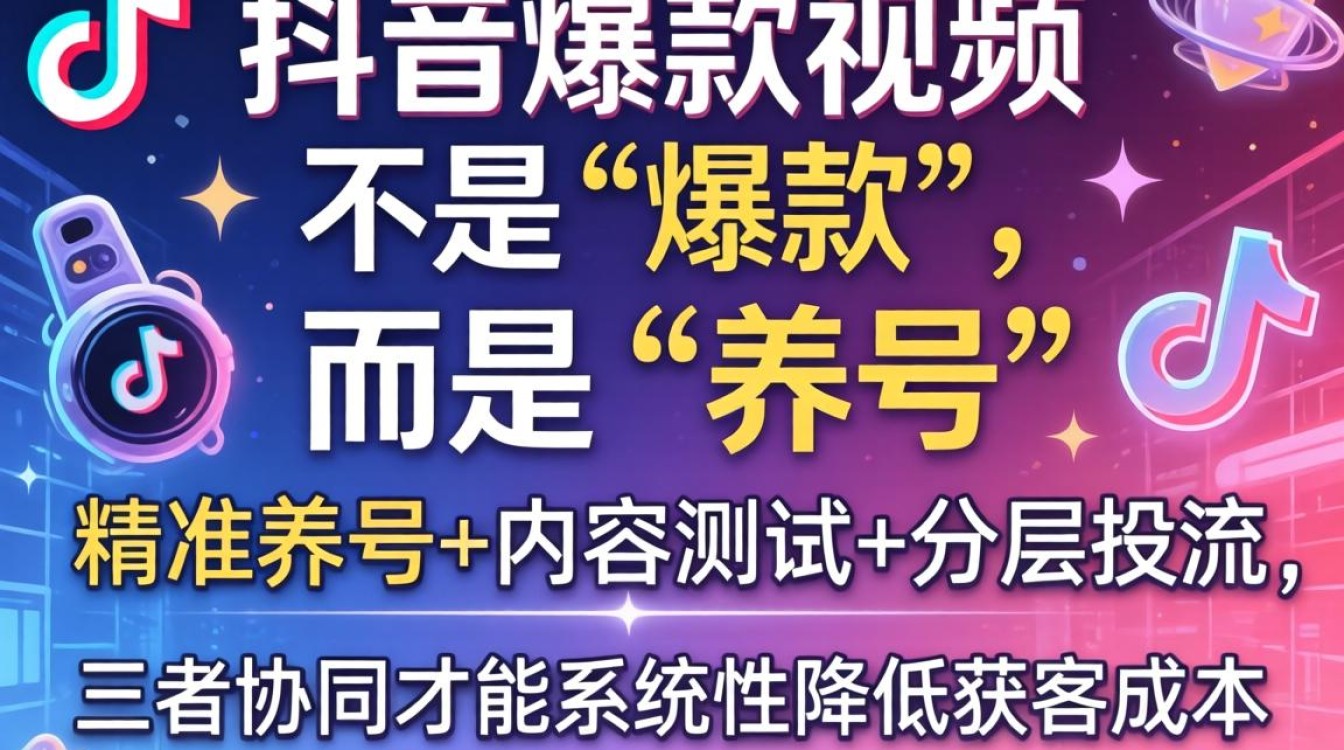 抖音养号降本获客成本广告投放技巧