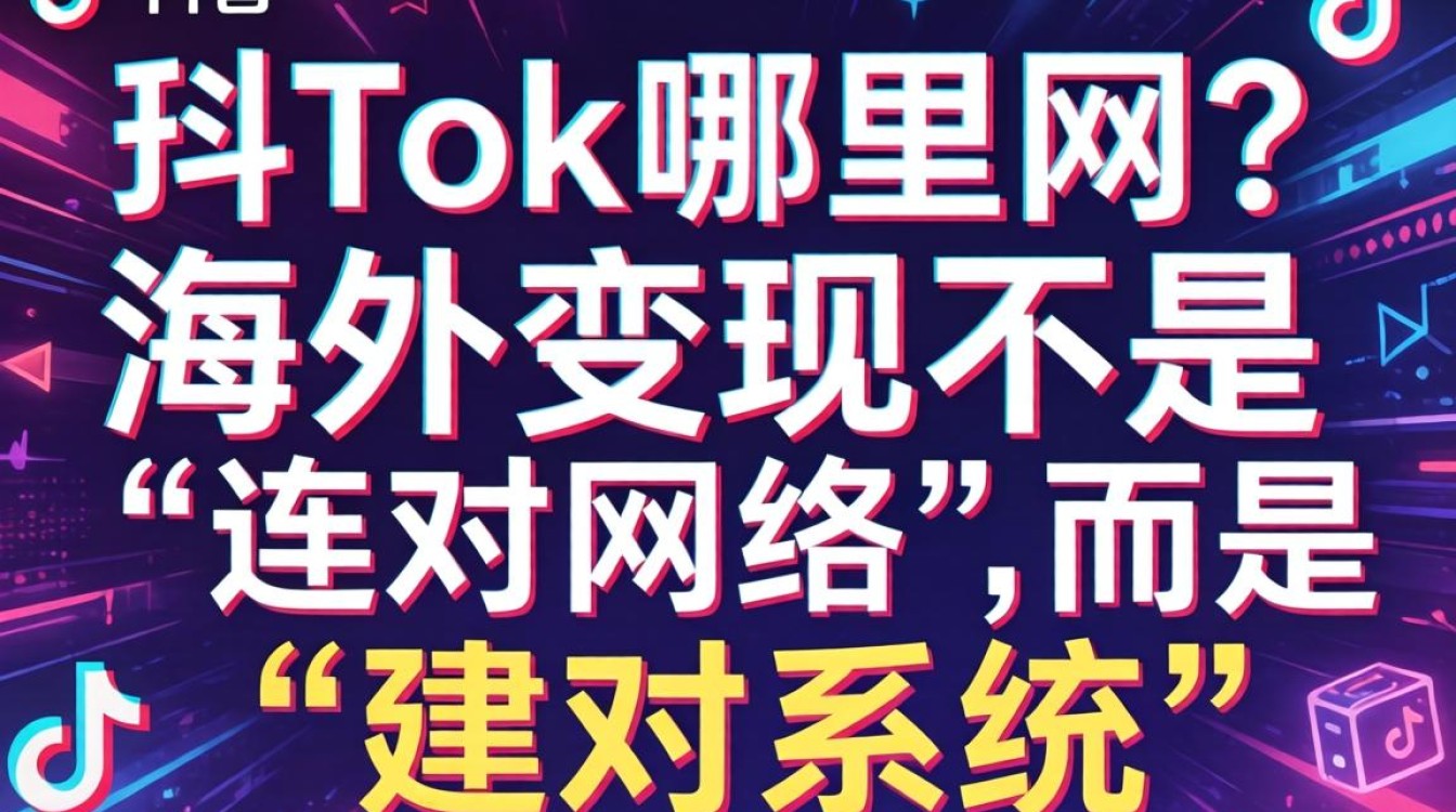 TikTok连哪里的网能变现
