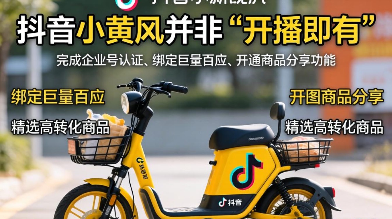 抖音小黄车怎么设置