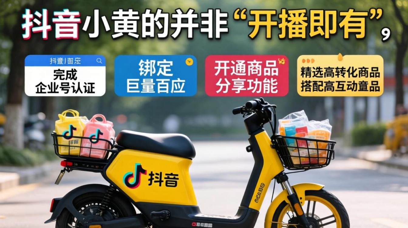 抖音小黄车怎么设置