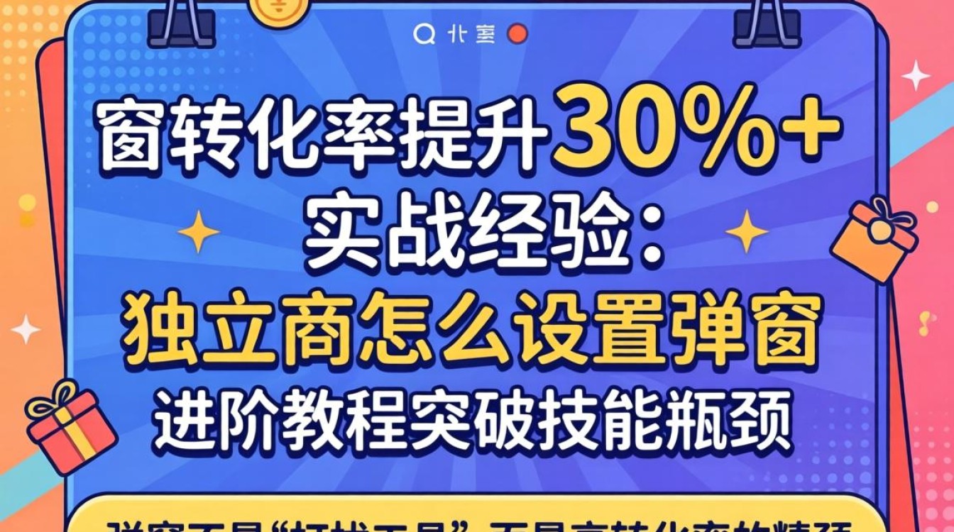 独立站弹窗设置进阶教程突破技能瓶颈