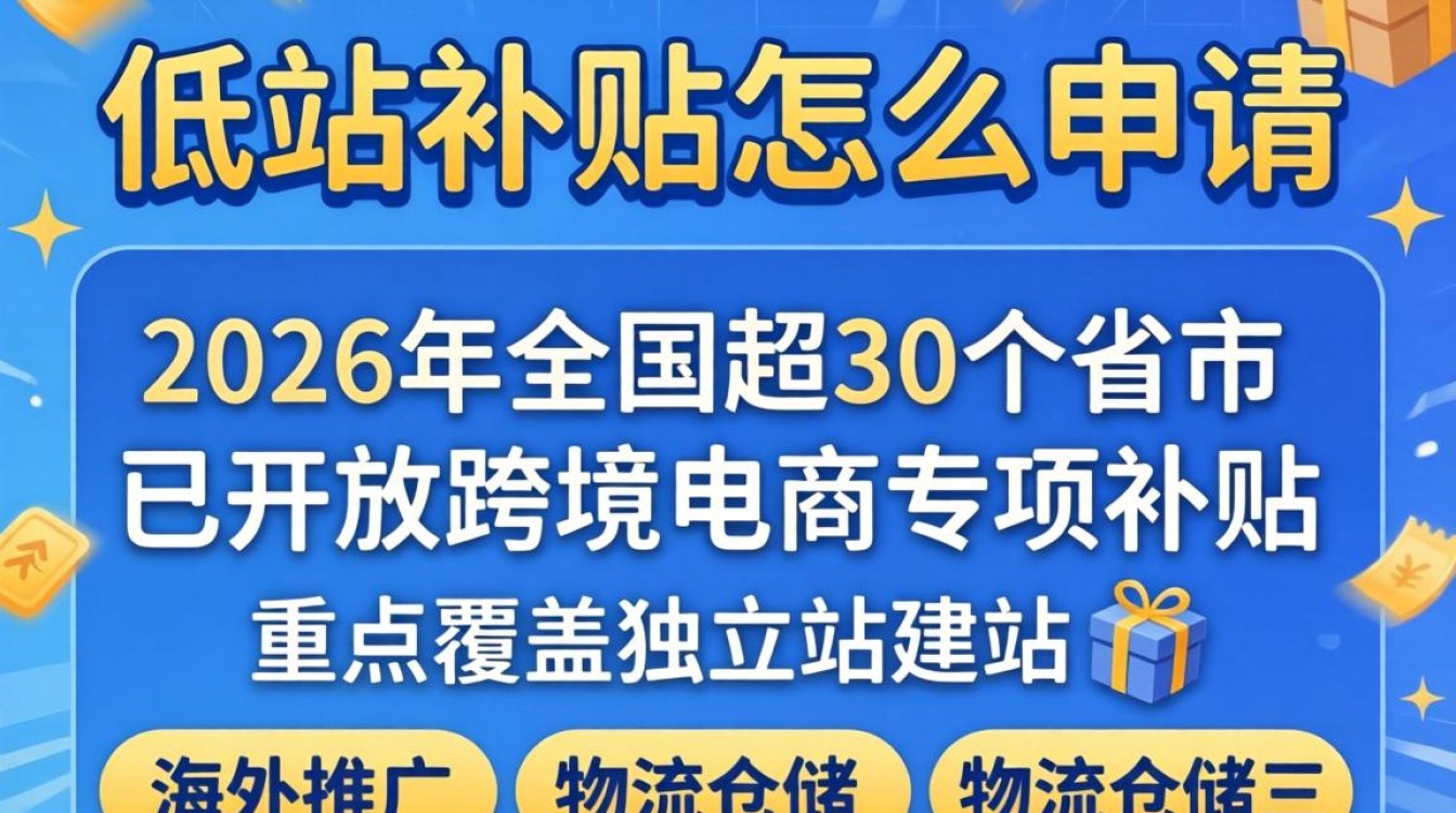 独立站补贴怎么申请