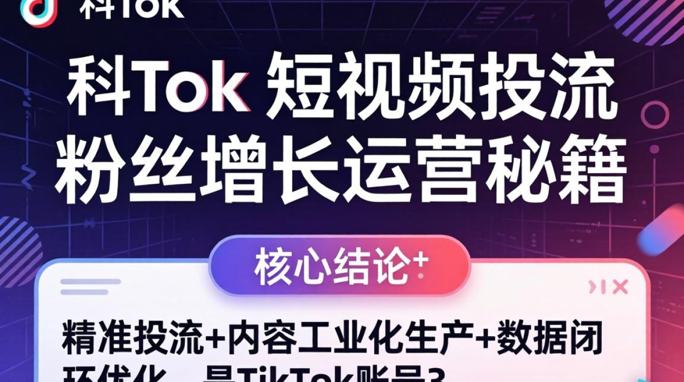TikTok短视频投流怎么快速涨粉