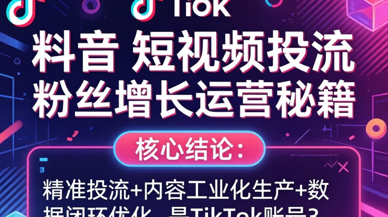 TikTok短视频投流怎么快速涨粉