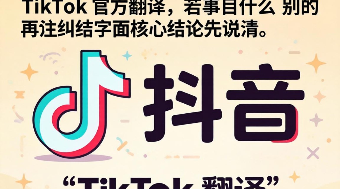 TikTok翻译成什么?TikTok中文名是什么怎么运营实操教程 TikTok中文名是什么怎么运营实操教程