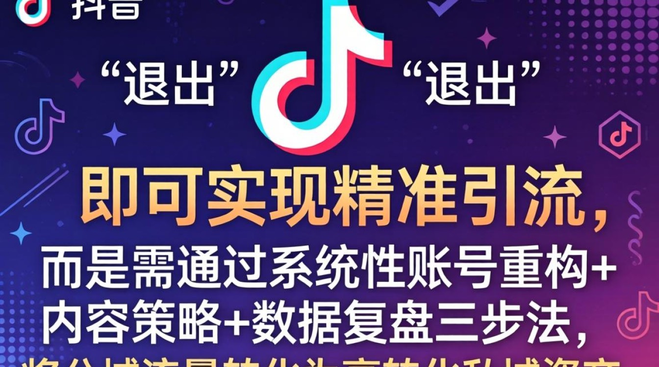 抖音怎么退出来?抖音退出后如何精准引流营销 抖音退出后如何精准引流营销