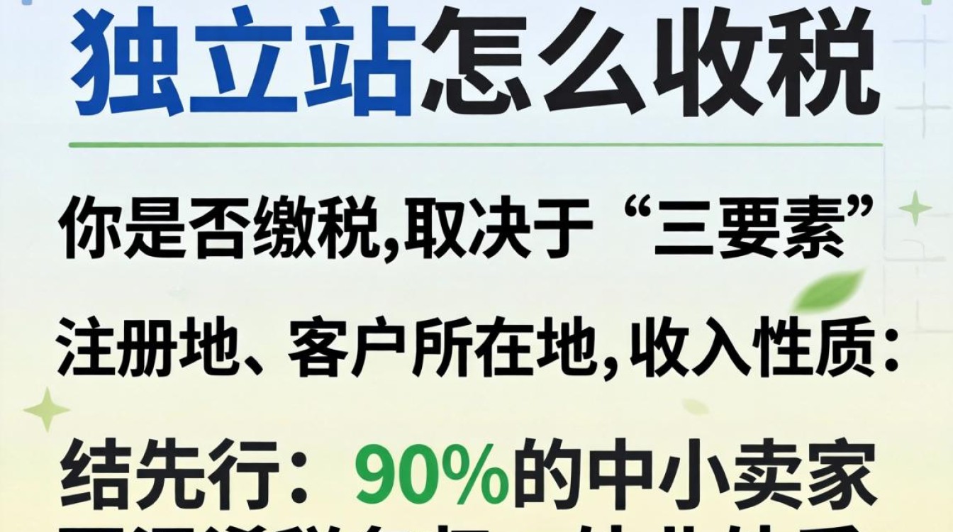 外贸独立站怎么收税?外贸独立站跨境收款税务合规指南 外贸独立站跨境收款税务合规指南