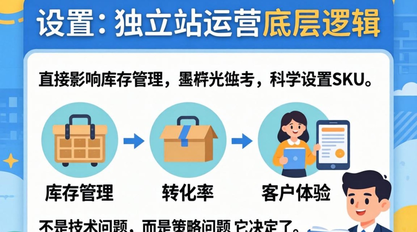 独立站SKU设置方法与优化技巧