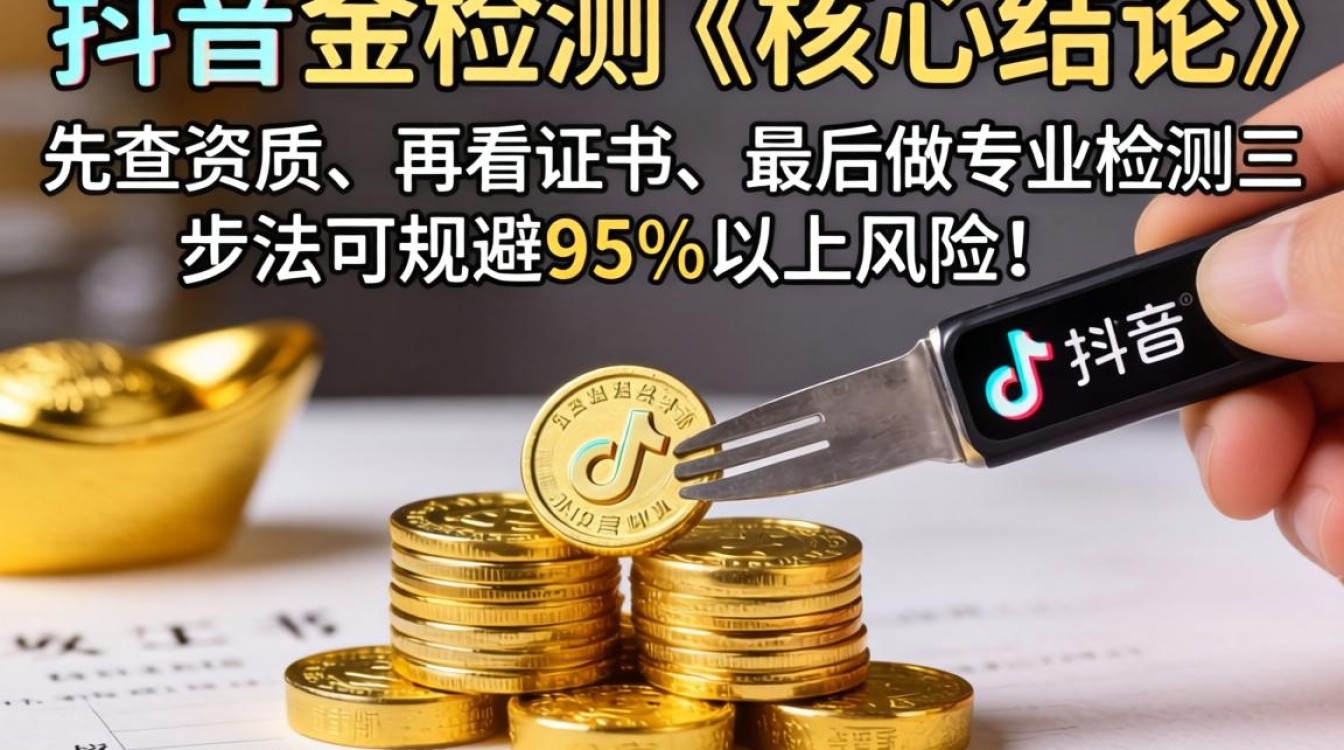 抖音买黄金如何验真伪防骗