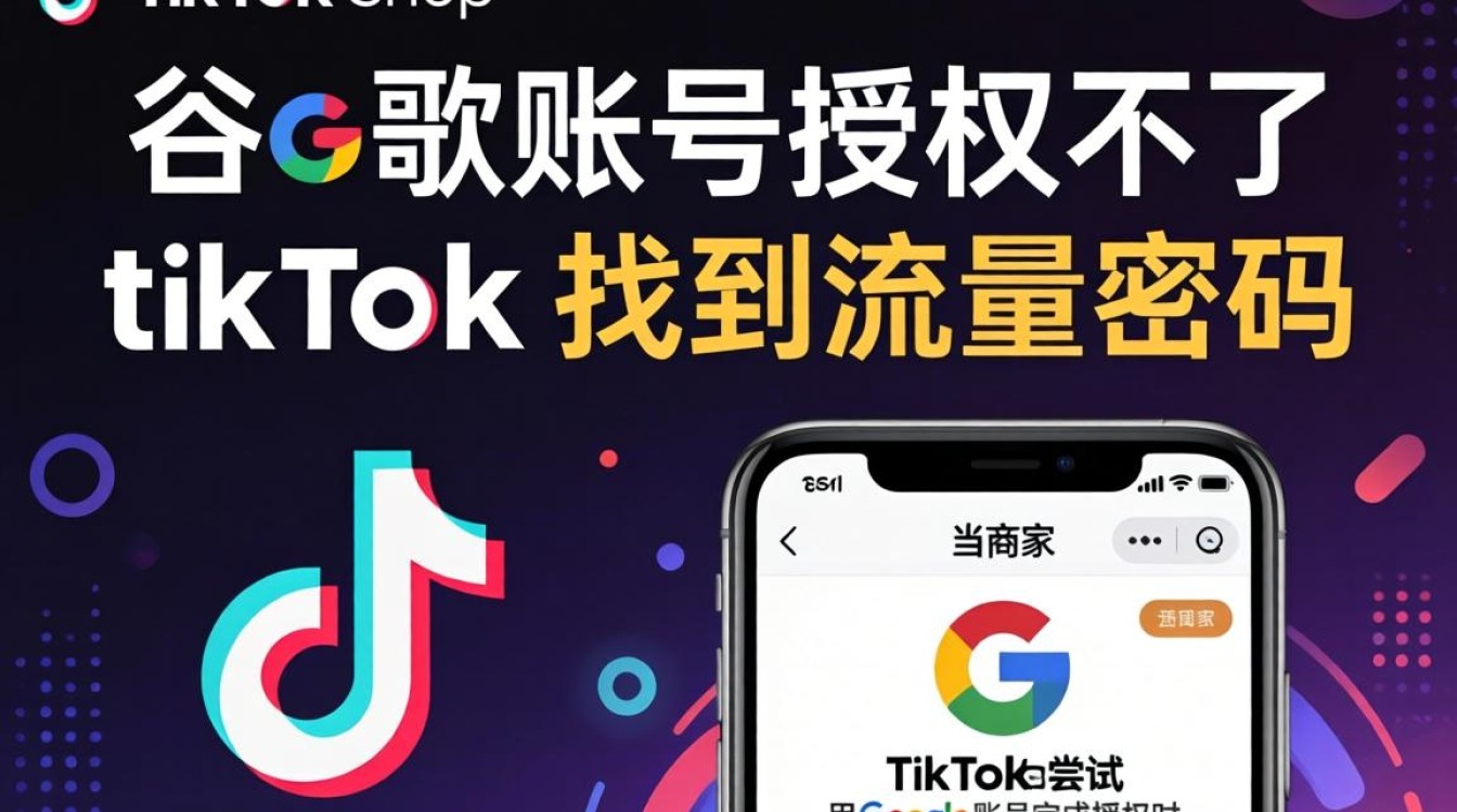 谷歌账号授权不了TikTok怎么办?商品推广如何通过TikTok找到流量密码 商品推广如何通过TikTok找到流量密码