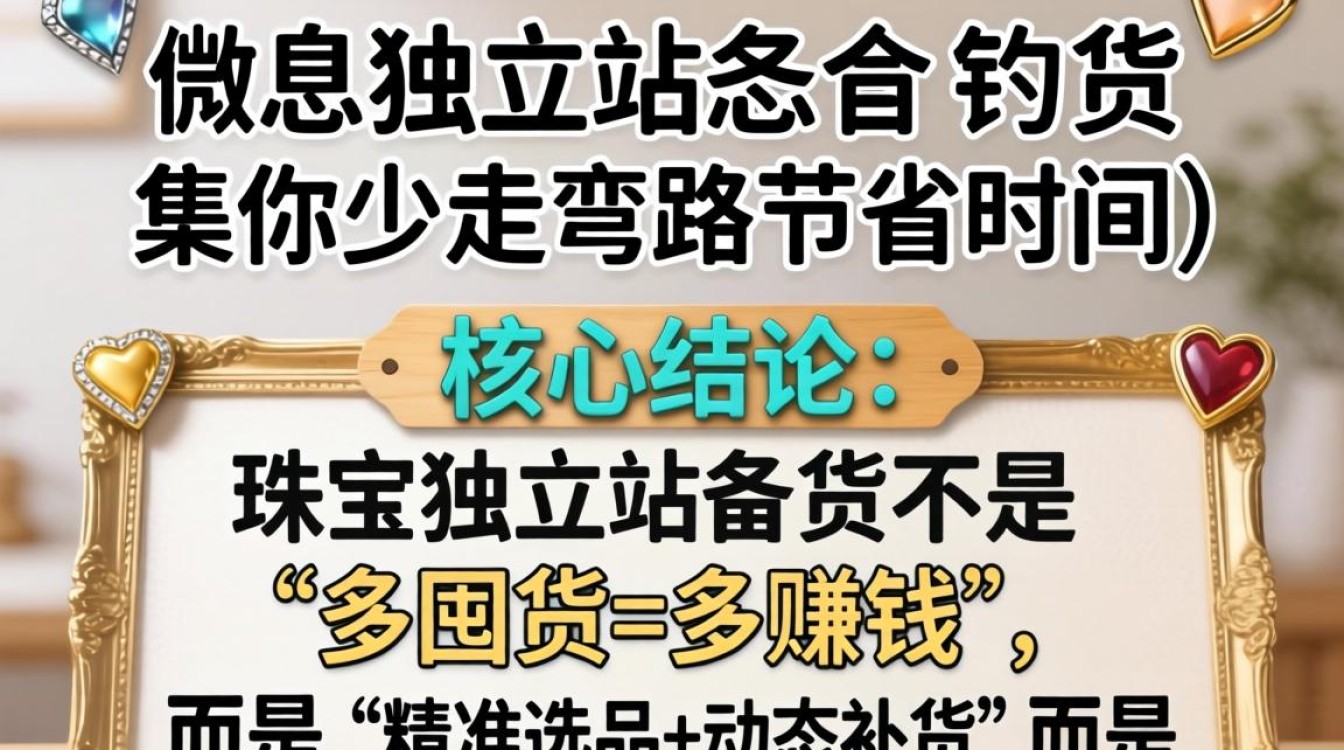 珠宝独立站怎么备货?珠宝独立站备货技巧与避坑指南 珠宝独立站备货技巧与避坑指南