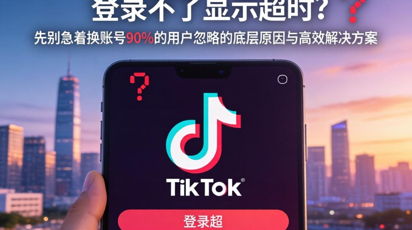 TikTok 登录超时怎么办?TikTok 登录失败超时原因及解决方法 TikTok 登录失败超时原因及解决方法