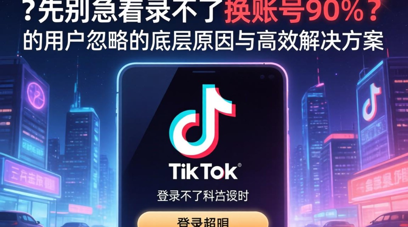 TikTok 登录超时怎么办?TikTok 登录失败超时原因及解决方法 TikTok 登录失败超时原因及解决方法