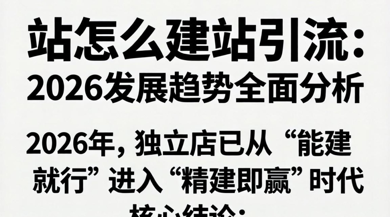 2026年独立站建站引流趋势及实操方法