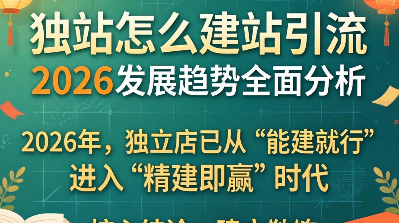 2026年独立站建站引流趋势及实操方法