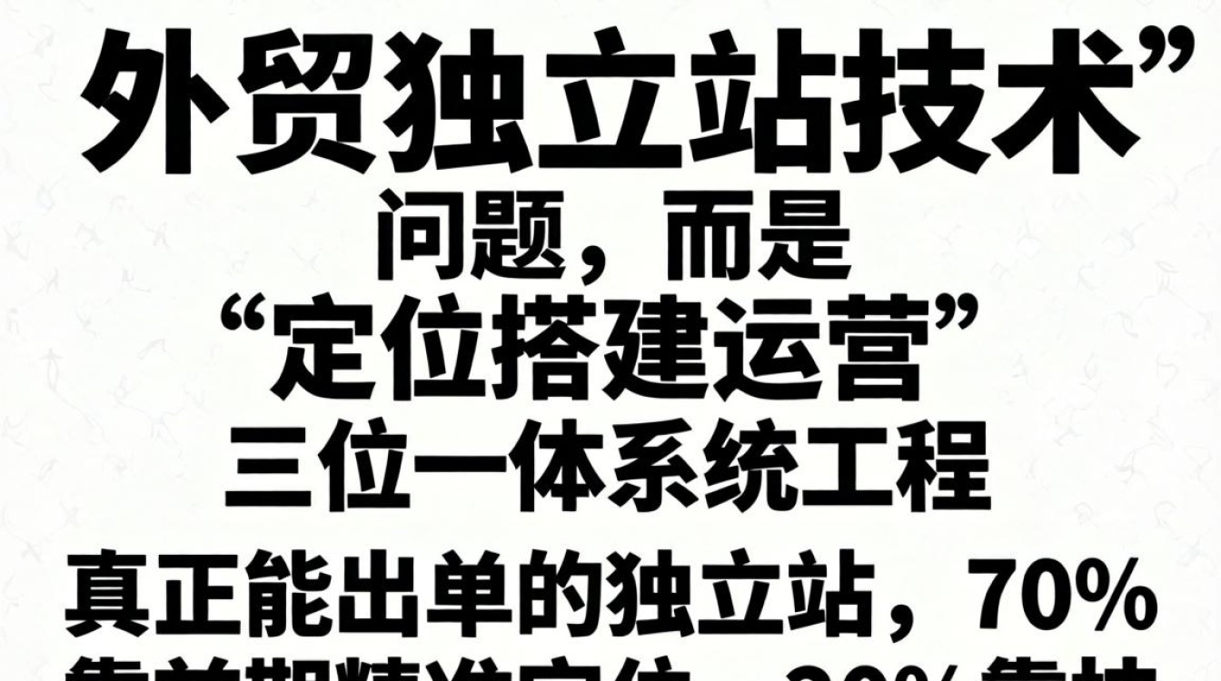 外贸独立站搭建实战教学快速掌握技能