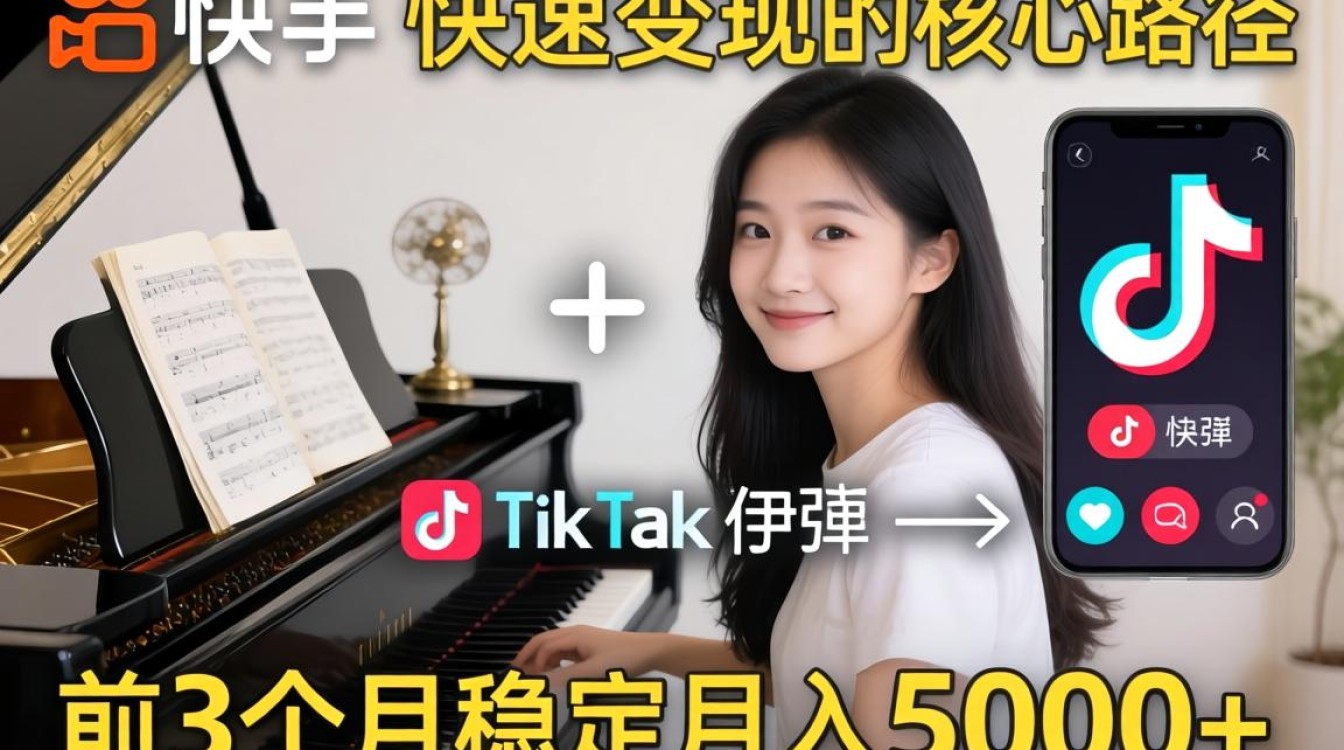 tiktok钢琴连麦新手必看变现方法