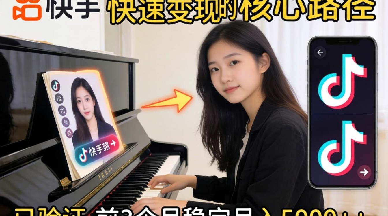 tiktok钢琴连麦新手必看变现方法