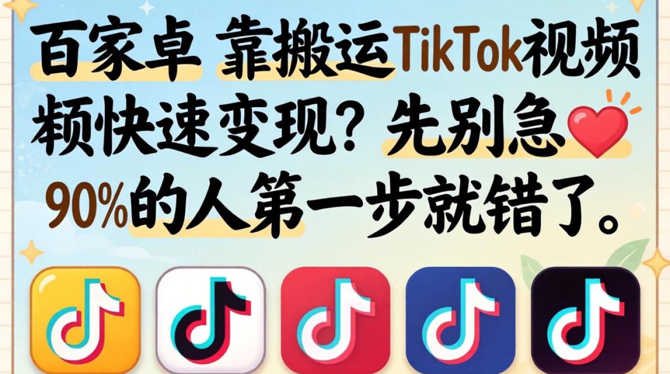 新手入门tiktok视频app变现方法