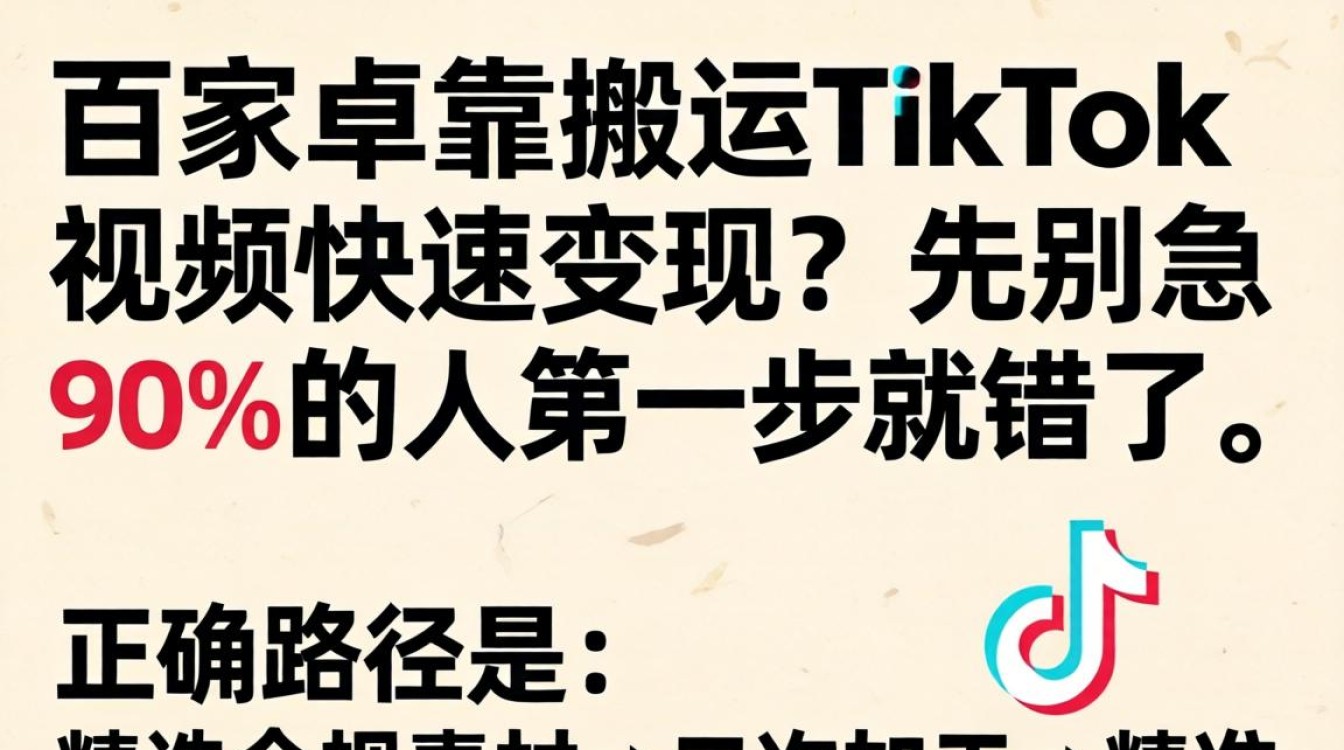 新手入门tiktok视频app变现方法