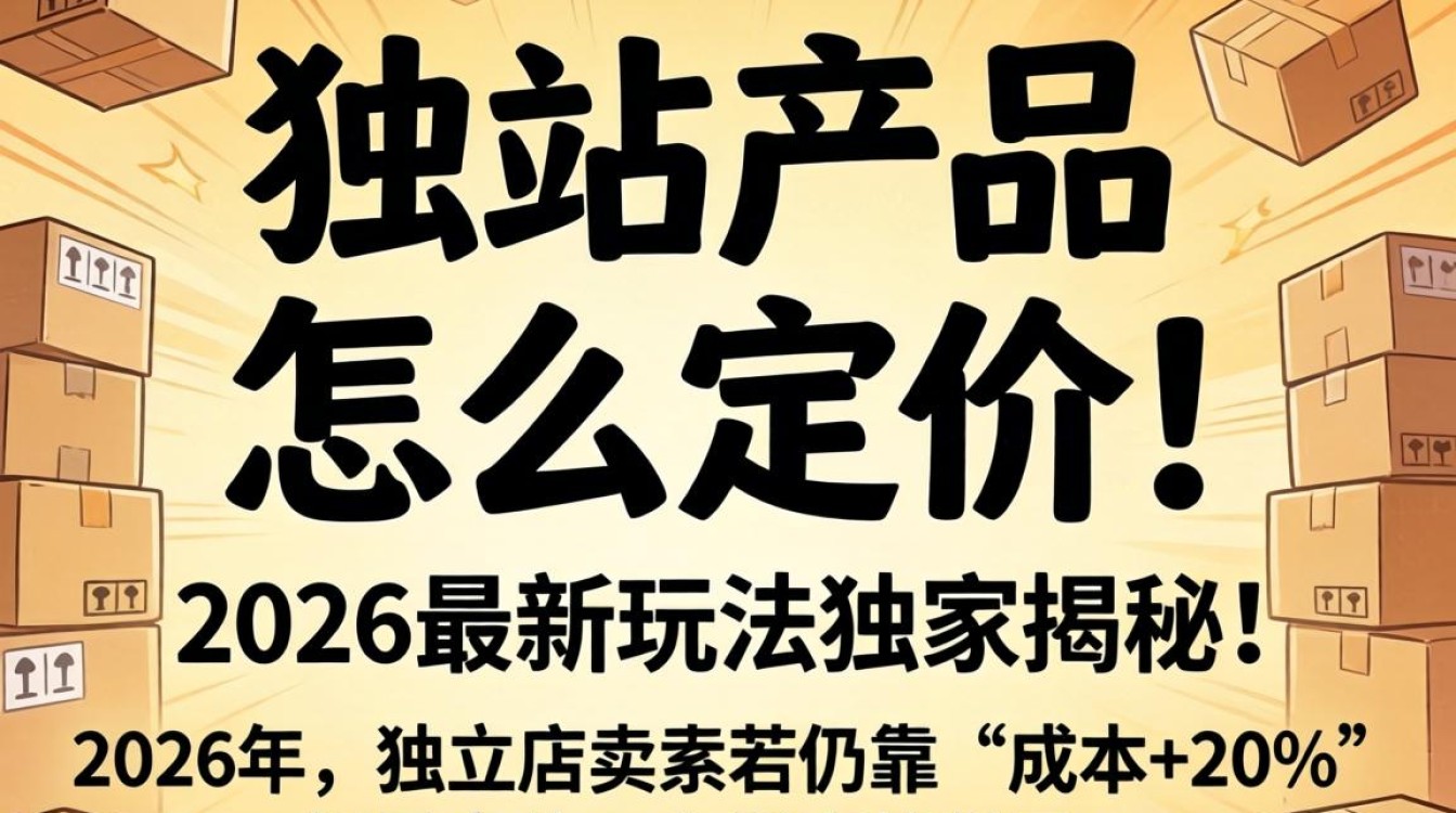 独立站产品怎么定价?2026最新玩法,独立站定价策略与实操指南 独立站定价策略与实操指南