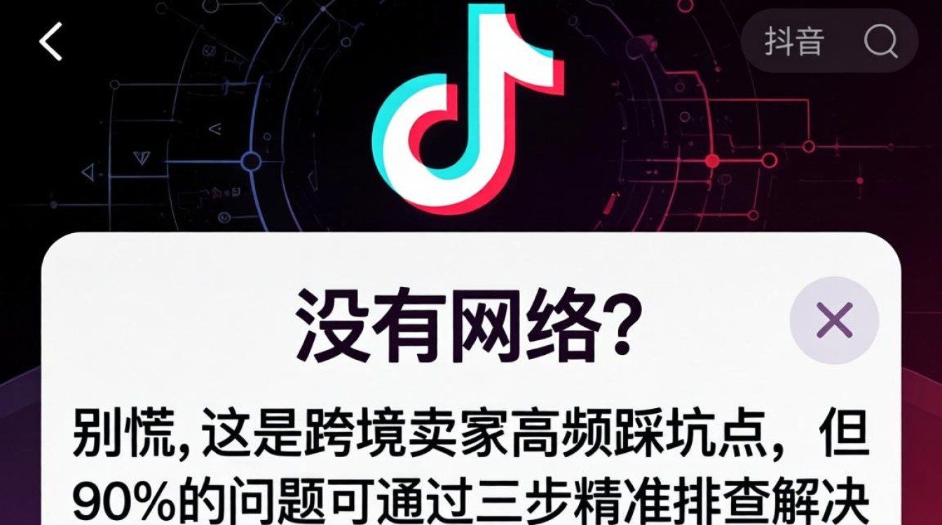 TikTok验证显示没有网络怎么办?跨境电商卖家TikTok网络异常排查与解决方案 跨境电商卖家TikTok网络异常排查与解决方案