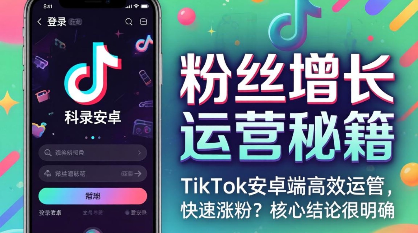 TikTok安卓登录教程粉丝增长运营秘籍