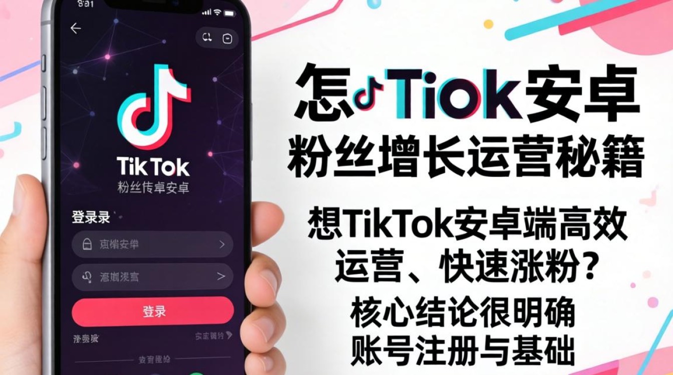 TikTok安卓登录教程粉丝增长运营秘籍