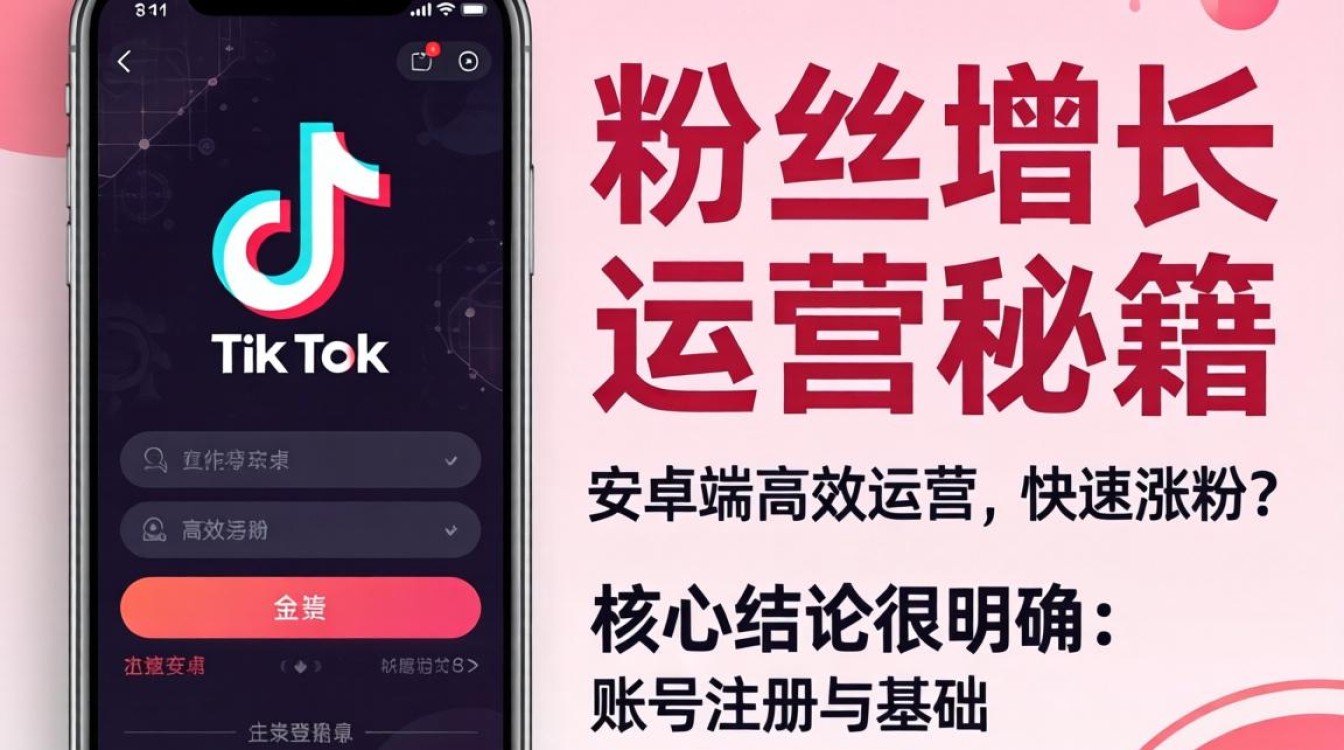 TikTok安卓登录教程粉丝增长运营秘籍