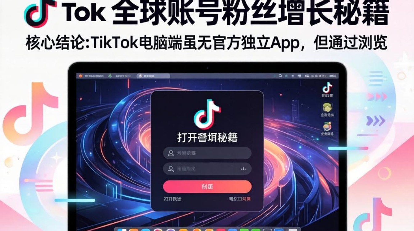 TikTok电脑版怎么打开登录?全球账号粉丝增长秘籍 TikTok电脑版怎么打开登录