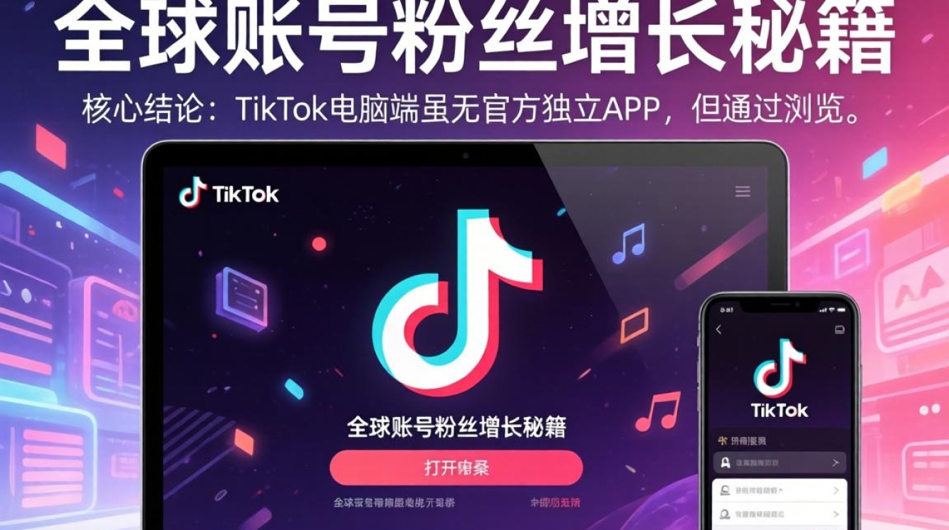 TikTok电脑版怎么打开登录?全球账号粉丝增长秘籍 TikTok电脑版怎么打开登录